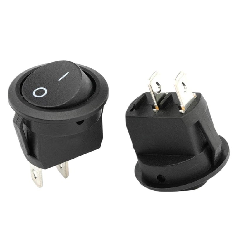 5Pcs 20mm Round Rocker Switch ON Off Toggle Switch DC 12V 24V for Automotive Motorcycle - Image 4